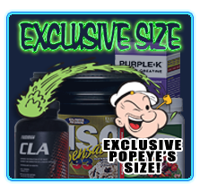 Popeye's Exclusive Size