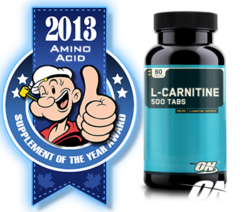 2012 TOP AMINO ACIDS: Optimum Nutrition, L-Carnitine