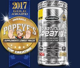 Gold: Top Creatine Monohydrate Award