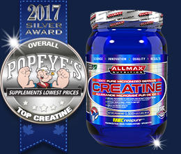 Silver: Top Creatine Monohydrate Award