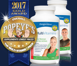 Gold: Top Multi-Vitamin/Pack Award