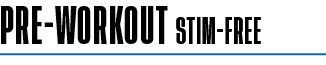 Pre Workout Stim Free