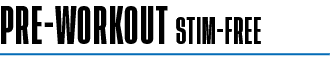 Pre Workout Stim Free