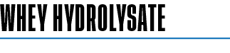 Whey Hydrolysate