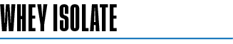 Whey isolate