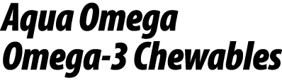 Aqua Omega Omega 3 Chewables