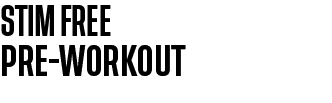 stim FREE Pre Workout 