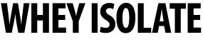 Whey isolate