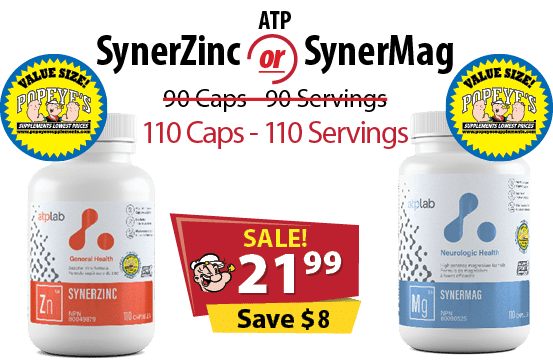 or,8,2199,ATP SynerZinc SynerMag 90 Caps 90 Servings 110 Caps 110 Servings