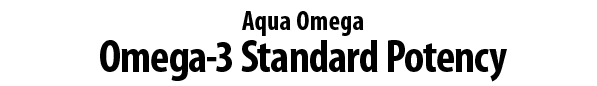 Aqua Omega Omega 3 Standard Potency 
