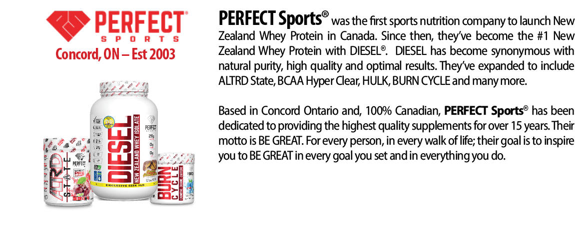 PERFECT Sports® was the first sports nutrition company to launch New Zealand Whey Protein in Canada. Since then, they...