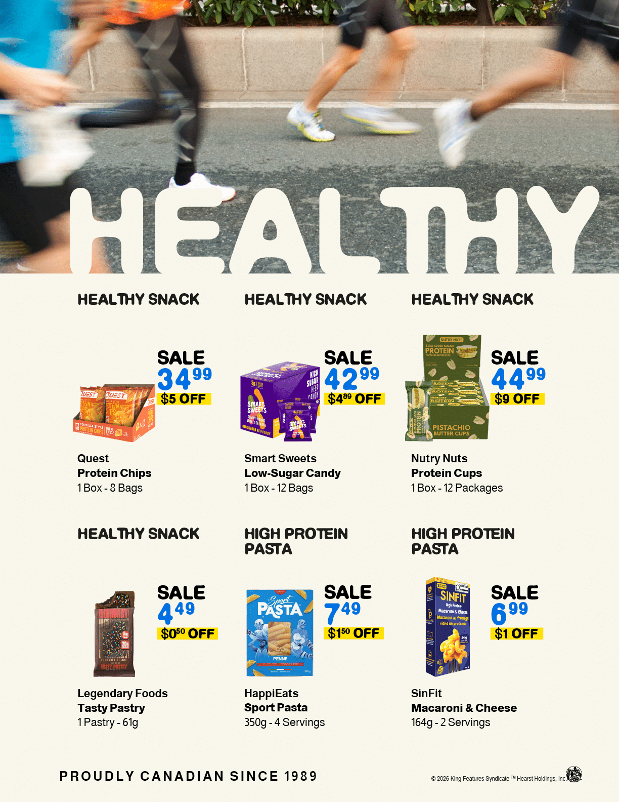 A sale sign for healthy snacks. Contenu g n r  par l’IA