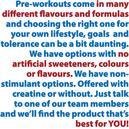 Pre workouts come in many different flavours and formulas and choosing the right one for your own lifestyle, goals an...