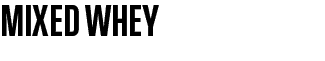 Mixed Whey