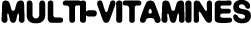 Multi vitamines