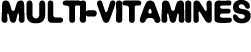 Multi vitamines