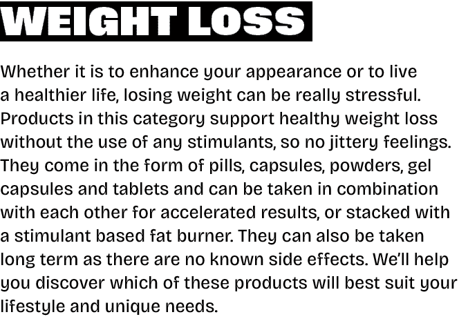 Weight Loss Whether it is to enhance your appearance or to live a healthier life, losing weight can be really stressf...