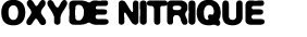 Oxyde nitrique