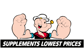A cartoon man with a white hat and blue sleeves is flexing his muscles. Description generated by AI