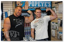 Jay Cutler: Popeye's Nanaino BC. November 18, 2012