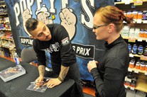 Dan Hardy: Popeye's Montreal QC. March 16, 2013