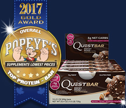 Gold: Top Protein Bar Award