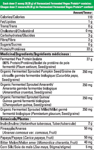 Progressive Harmonized Fermented Vegan Protein